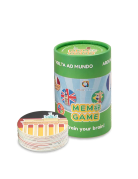 Jogo de Memória Volta ao Mundo Ambarscience 40 Peças