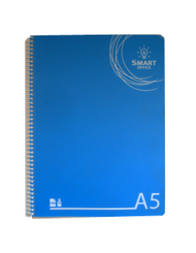 Caderno Espiral A5 Quadriculado PP Smart Office 100Fls 1un