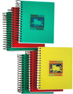 Bloco Notas A7 Quadriculado 100 Folhas Sortido Pack 6un