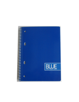 Caderno Espiral A5 Pautado 70g Gold Blue Azul 80Fls
