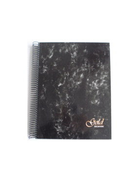 Caderno Espiral A4 Quadriculado Gold Block 1un