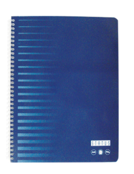 Caderno Espiral A4 Liso Azul European 80Fls 1un