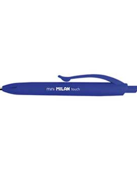 Esferográfica Milan Mini P1 Touch Azul 1mm 1un