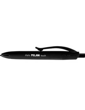 Esferográfica Milan Mini P1 Touch Preto 1mm 1un