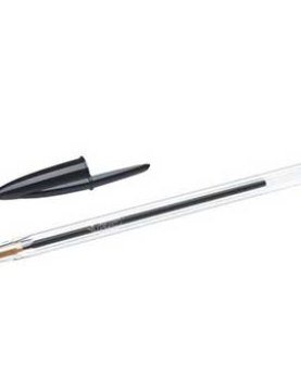 Esferográfica BIC Cristal Ball Point Preto 1mm 50un
