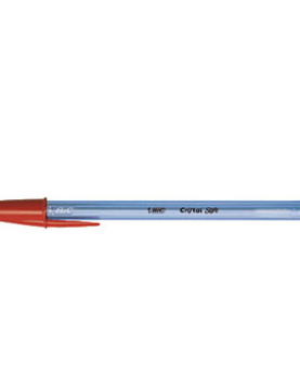 Esferográfica BIC Cristal Soft BallPoint Vermelho 1,2mm 50un