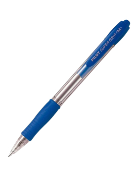 Esferográfica Pilot Super Grip M Retrátil Azul 1mm 1un