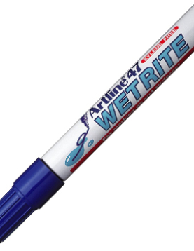 Marcador Superfícies Molhadas Artline 47 Azul 1un