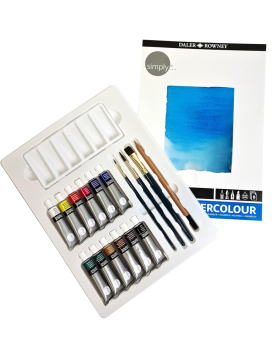 Conjunto Pinturas Simply Set Aguarela 25 Peças