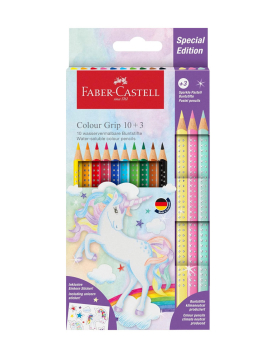 Lápis Cor 13un (10+3) Faber-Castell Grip Special Edition