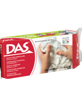 Pasta Modelar Branca DAS 500g