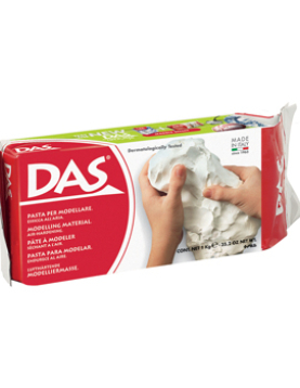 Pasta Modelar Branca DAS 1Kg