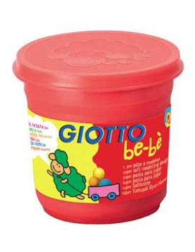 Pasta Modelar Vermelho Giotto Be-Be 220g