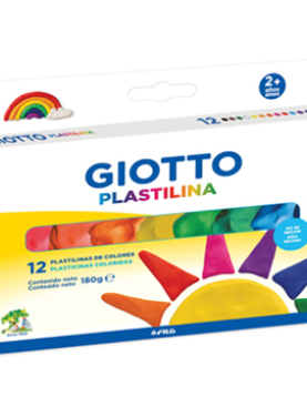 Plasticina 12 Cores Giotto 12x15gr