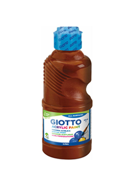 Guache Líquido Acrílico 250ml Giotto Castanho
