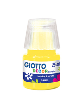 Guache Decor Acrílico 25ml Giotto Amarelo