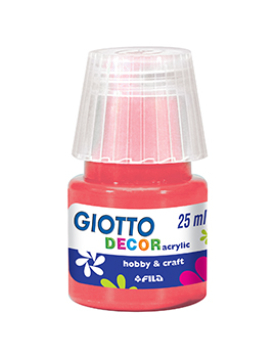 Guache Decor Acrílico 25ml Giotto Vermelhão