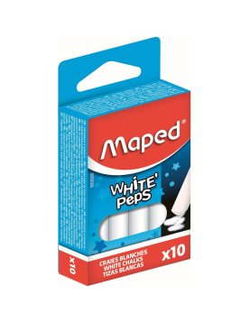 Giz Branco Maped Cx 10un