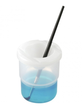 Copo para Pincéis com Tampa e Suporte Giotto