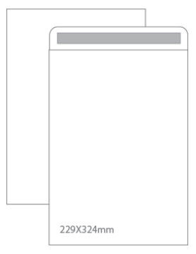Envelopes Saco 229x324mm C4 Branco 100g Autodex 250un
