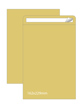 Envelopes Saco 162x229mm C5 Kraft 090g Autodex 250un