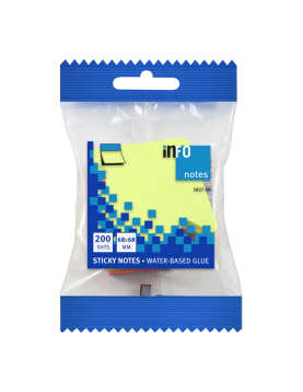 Bloco Notas Aderentes 070x070mm Seta 200 Folhas