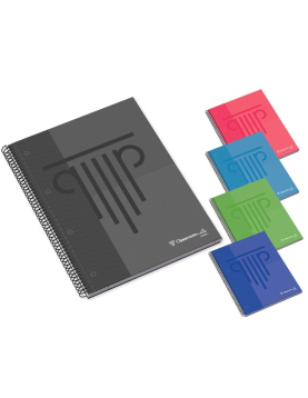 Caderno Espiral A4 Quadriculado Ambar WB Sortido 100Fls 1un