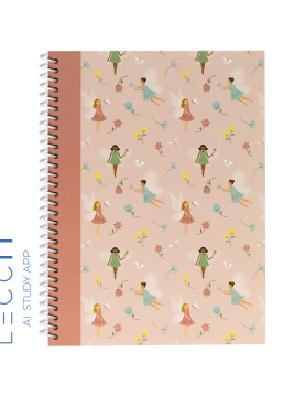 Caderno Espiral A4 Pautado FAIRIES Tale 80Fls 1un