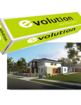 Papel Adesivo 0914mmx030mts 120g Coated 1 Rolo