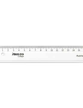 Régua Plástico Cristal 16cm Aristo Geocollege AR23017