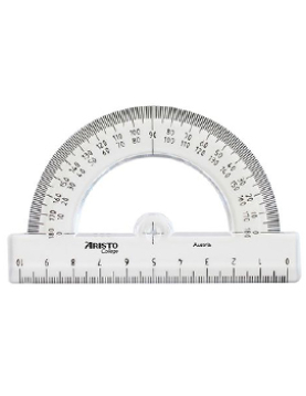 Transferidor Cristal 180G-10cm Aristo Geocollege AR23301
