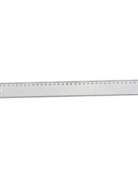 Régua Plástico Inquebrável 40cm Ramirex Transparente 25un
