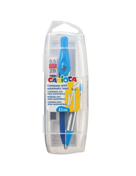Compasso Carioca com Mina Automática + Recarga 2B 0,5mm