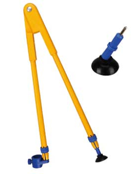 Compasso Multiuso 45cm com Adaptador para Quadro