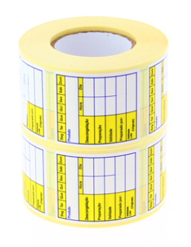 Etiquetas Pré-impressas CONGELAÇÃO 40x46mm 2x500=1000un