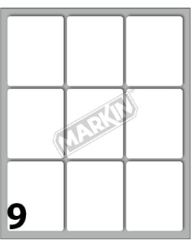 Etiquetas 046x037mm 10Fls A5 Cod 35 Markin 90un