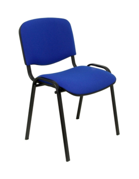 Cadeira de Visitante Iso em Tecido Azul
