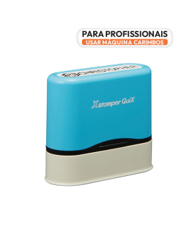 Carimbo Objetos PERSONALIZÁVEL Name Stamp Pack Azul