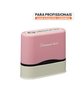 Carimbo Objetos PERSONALIZÁVEL Name Stamp Pack Rosa