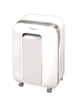 Destruidora Particulas 2x12mm Fellowes LX201 Branca P5 12Fls