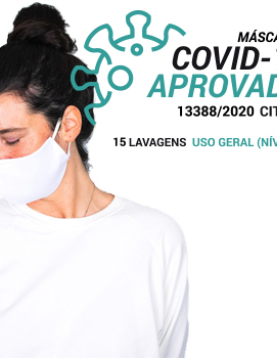 Máscara Reutilizável 25 Lavagens Hans A Branco 1 un