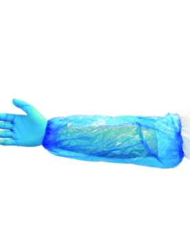Manga Proteção c/Elásticos Azul (Marcação CE) 25g 100un