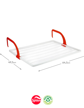 Estendal c/ Suporte 49,5x64,5x16,5cm Branco