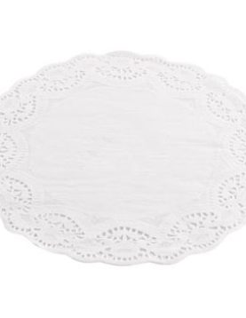 Naperons Papel Redondos 37cm 53gr Pack 250un