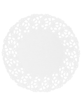 Naperons Papel Redondos 9cm 53g Pack 250un