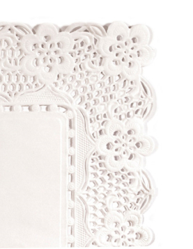 Naperons Papel Retangulares 21x27cm Pack 250un