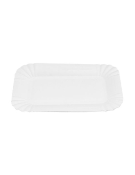 Travessas Cartão Retangular Branco 10x16cm 100un