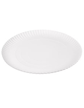 Bases de Cartão Redondo para Bolos Branco 23cm 100un