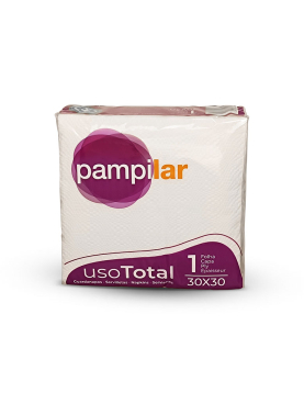 Guardanapos 30x30 1Fl Branco Pampilar 70un
