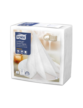 Guardanapos 39x39 1Fl Branco TORK Linstyle 50un